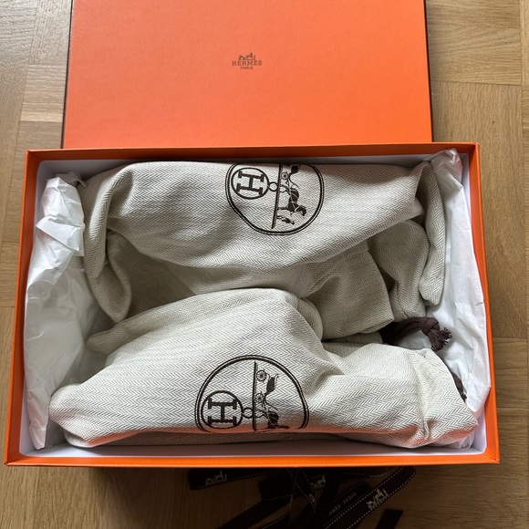 Hermes Authentic Chypre Calfskin Women’s Sandals 36 Satin Pink - Picture 10 of 10